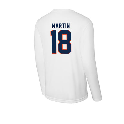 Virginia - NCAA Football : Da'Shawn Martin - Activewear Long Sleeve T-Shirt-1