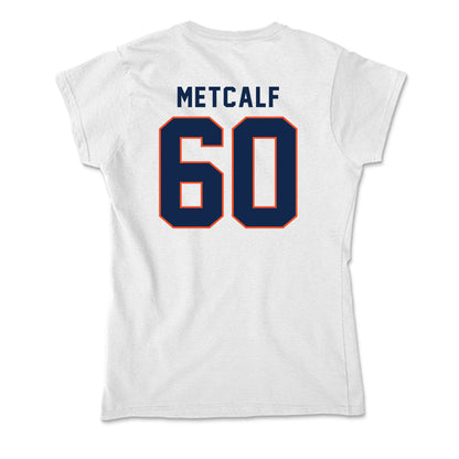 Virginia - NCAA Football : Drake Metcalf - Soft Style Women’s T-Shirt-1