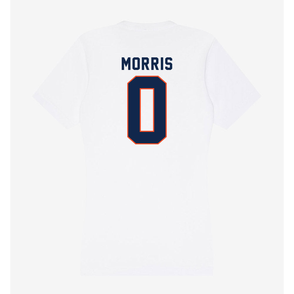 Virginia - NCAA Football : Ja'Maric Morris - Women's V-Neck T-Shirt-1