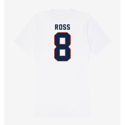 Virginia - NCAA Women's Soccer : Allie Ross - Women's V-Neck T-Shirt-1