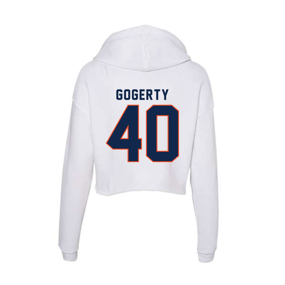 Virginia - NCAA Women's Lacrosse : Devon Gogerty - Women's Crop Fleece Hoodie-1