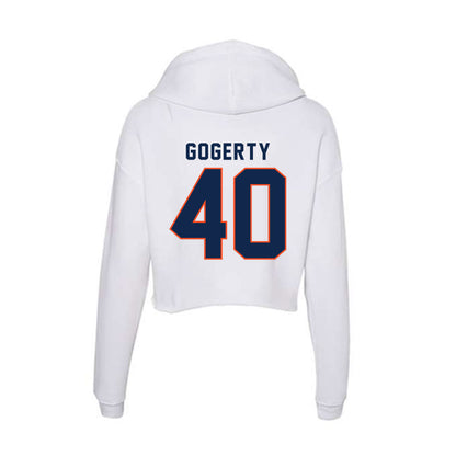 Virginia - NCAA Women's Lacrosse : Devon Gogerty - Women's Crop Fleece Hoodie-1