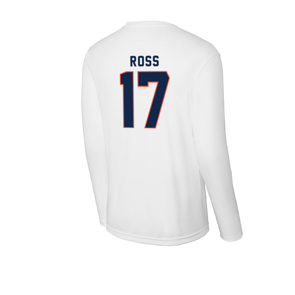 Virginia - NCAA Football : Justin Ross - Activewear Long Sleeve T-Shirt-1