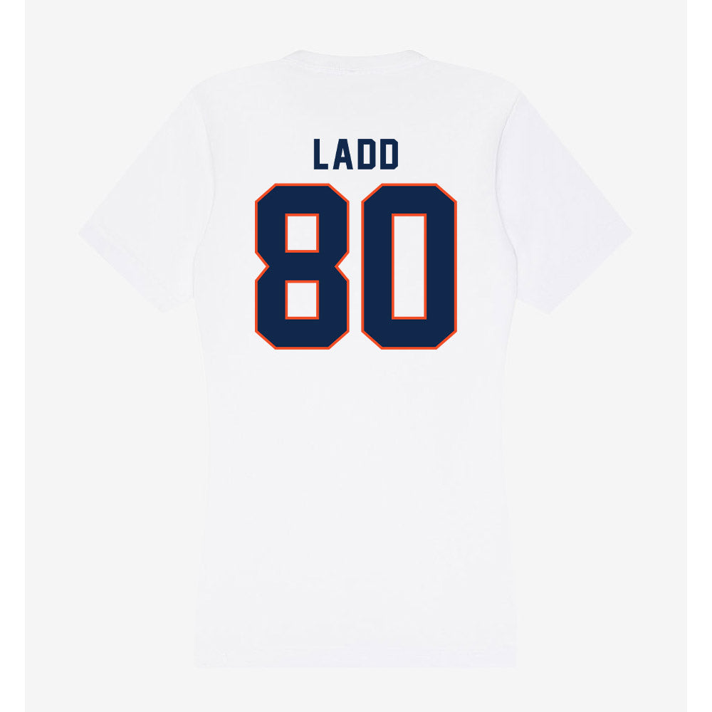 Virginia - NCAA Football : Trevor Ladd - Women's V-Neck T-Shirt-1
