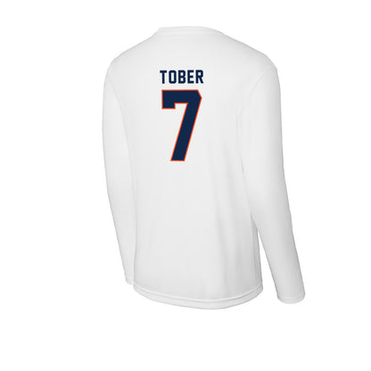 Virginia - NCAA Softball : Hannah Tober - Activewear Long Sleeve T-Shirt-1