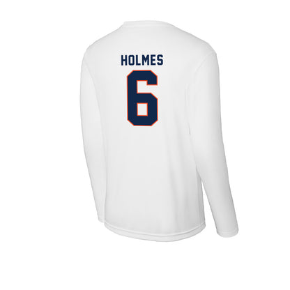 Virginia - NCAA Baseball : RJ Holmes - Activewear Long Sleeve T-Shirt-1