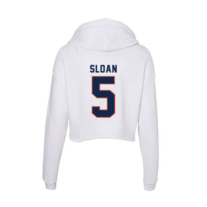 Virginia - NCAA Men's Soccer : Parker Sloan - Women's Crop Fleece Hoodie-1