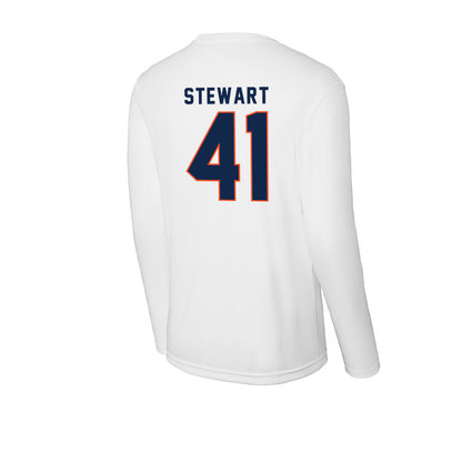 Virginia - NCAA Baseball : Thomas Stewart - Activewear Long Sleeve T-Shirt-1