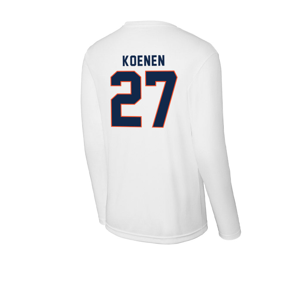 Virginia - NCAA Baseball : Drew Koenen - Activewear Long Sleeve T-Shirt-1