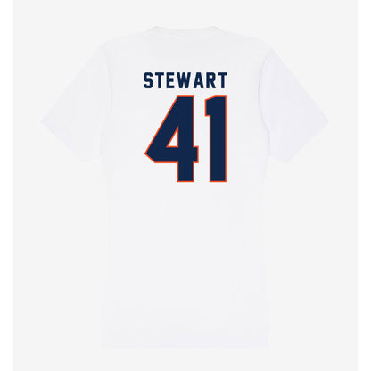 Virginia - NCAA Baseball : Thomas Stewart - Women's V-Neck T-Shirt-1