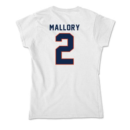 Virginia - NCAA Men's Basketball : Chance Mallory - Soft Style Women’s T-Shirt-1