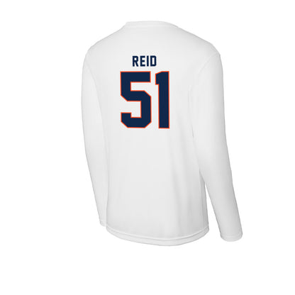 Virginia - NCAA Football : Grayson Reid - Activewear Long Sleeve T-Shirt-1