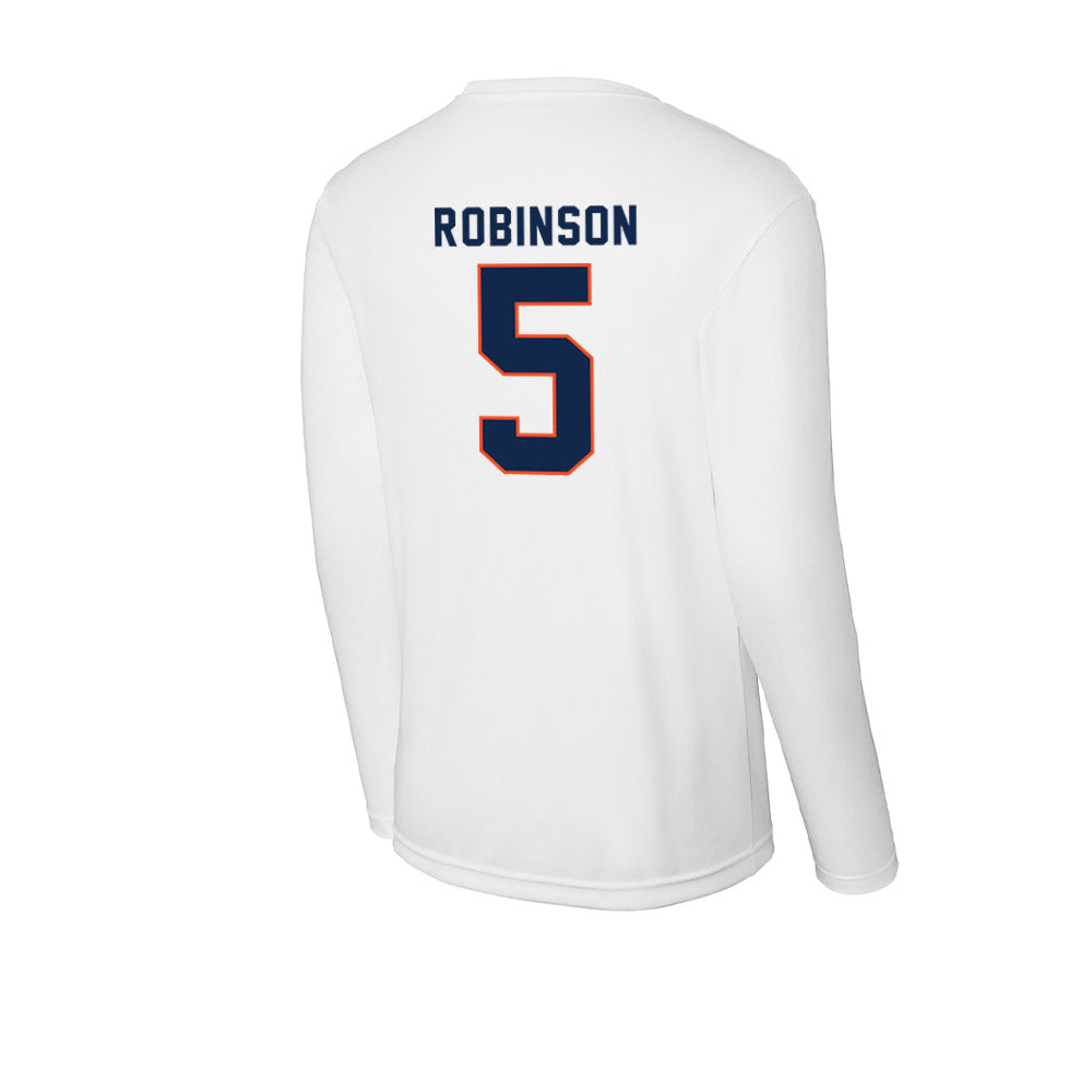 Virginia - NCAA Football : Kam Robinson - Activewear Long Sleeve T-Shirt-1