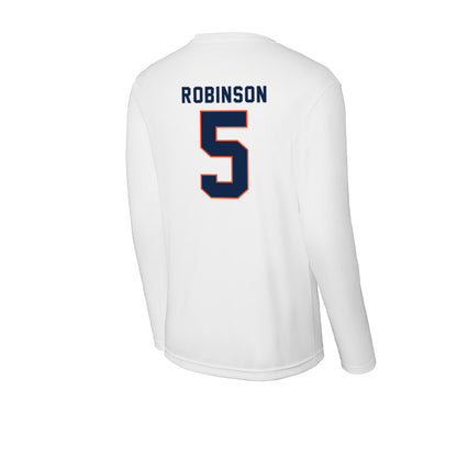 Virginia - NCAA Football : Kam Robinson - Activewear Long Sleeve T-Shirt-1