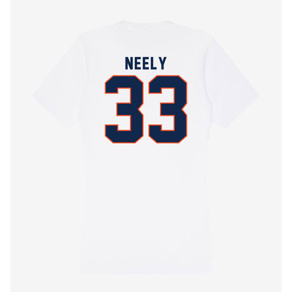 Virginia - NCAA Baseball : Bryce Neely - Women's V-Neck T-Shirt-1