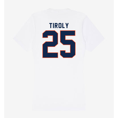 Virginia - NCAA Baseball : Joe Tiroly - Women's V-Neck T-Shirt-1