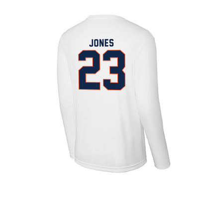 Virginia - NCAA Football : Jaylen Jones - Activewear Long Sleeve T-Shirt-1