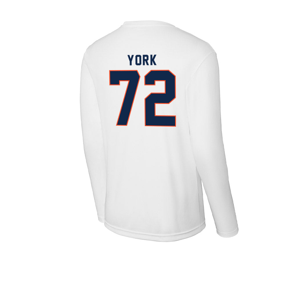 Virginia - NCAA Football : Ben York - Activewear Long Sleeve T-Shirt-1