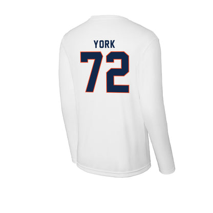 Virginia - NCAA Football : Ben York - Activewear Long Sleeve T-Shirt-1
