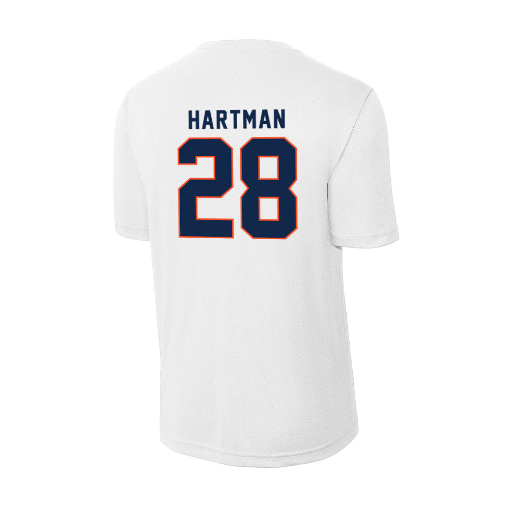 Virginia - NCAA Baseball : Lucas Hartman - Activewear T-Shirt-1