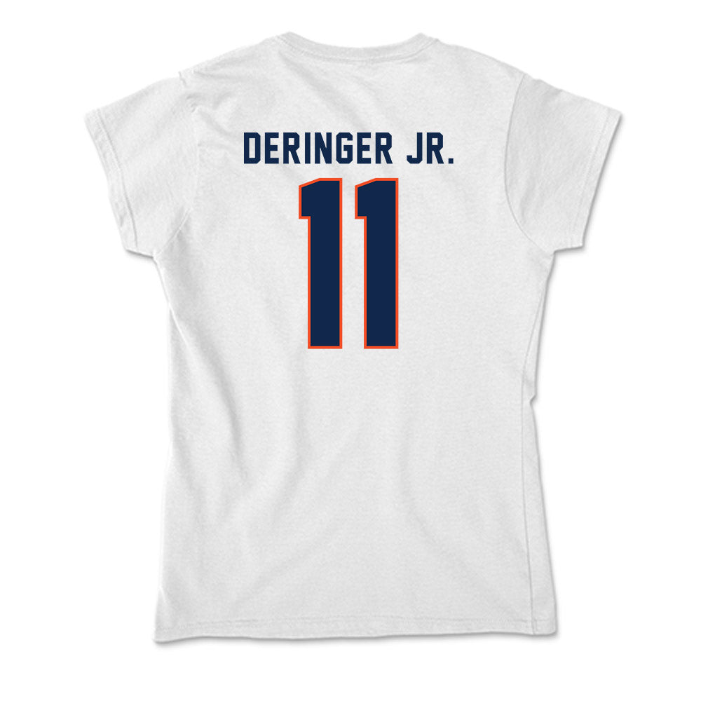 Virginia - NCAA Men's Lacrosse : James Deringer Jr. - Soft Style Women’s T-Shirt-1