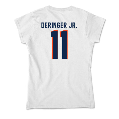 Virginia - NCAA Men's Lacrosse : James Deringer Jr. - Soft Style Women’s T-Shirt-1