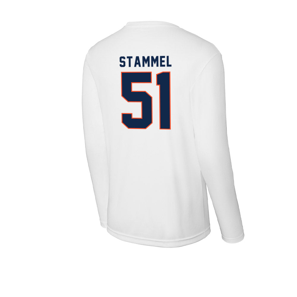Virginia - NCAA Baseball : Max Stammel - Activewear Long Sleeve T-Shirt-1