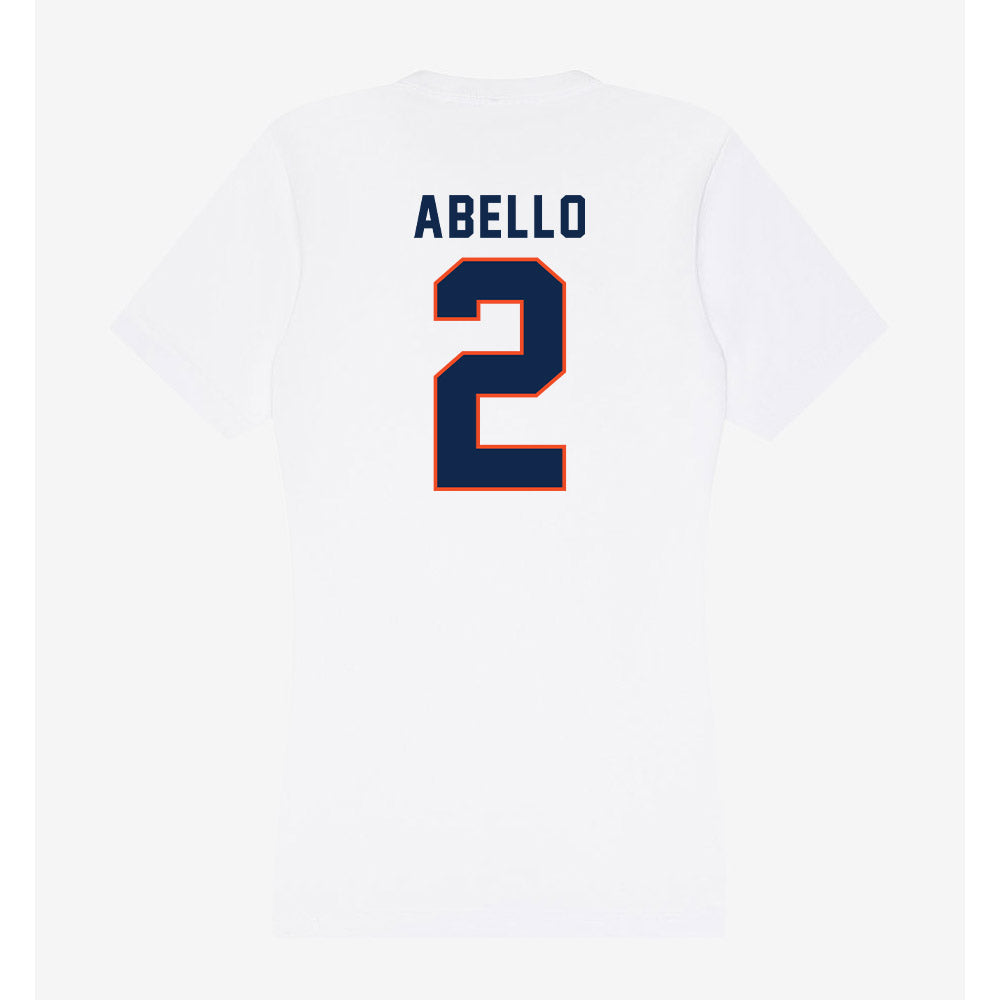 Virginia - NCAA Women's Field Hockey : Mia Abello - Women's V-Neck T-Shirt-1