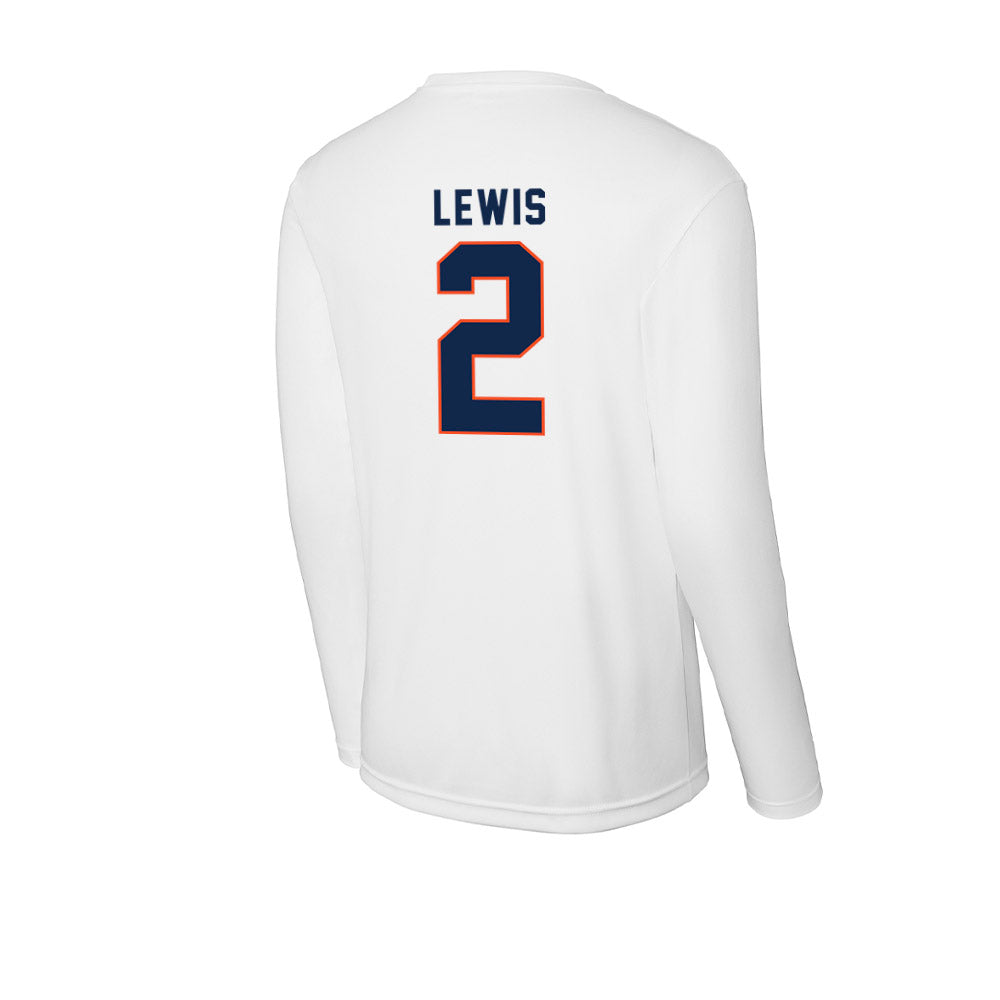 Virginia - NCAA Football : Peyton Lewis - Activewear Long Sleeve T-Shirt-1