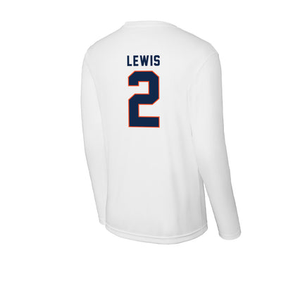 Virginia - NCAA Football : Peyton Lewis - Activewear Long Sleeve T-Shirt-1