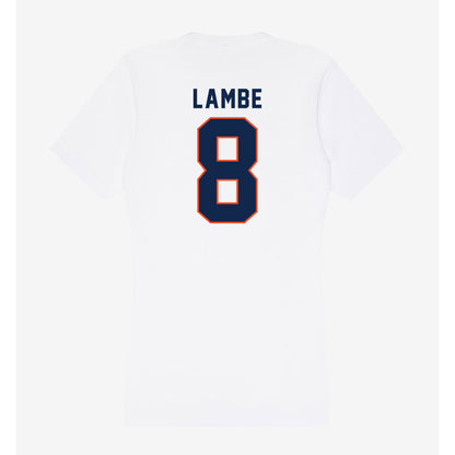 Virginia - NCAA Men's Soccer : Brendan Lambe - Women's V-Neck T-Shirt-1