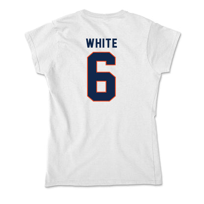 Virginia - NCAA Men's Basketball : Jacari White - Soft Style Women’s T-Shirt-1