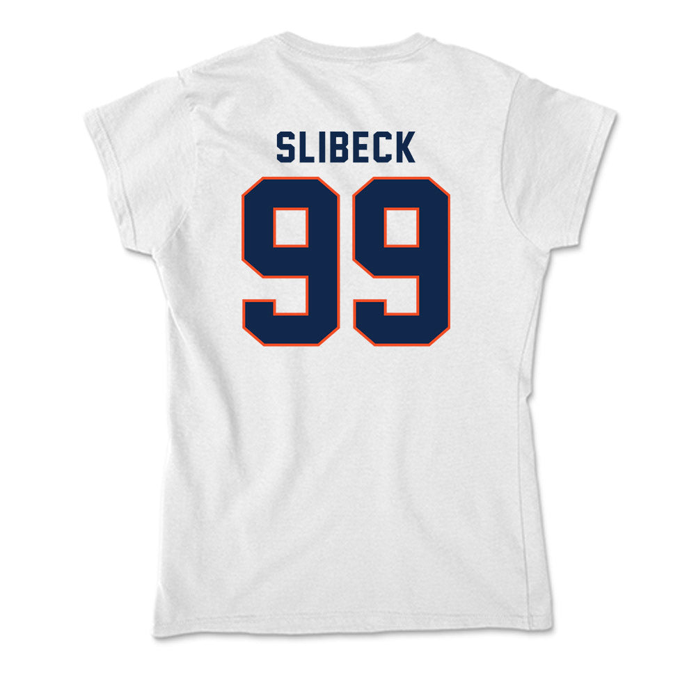 Virginia - NCAA Football : Elijah Slibeck - Soft Style Women’s T-Shirt-1