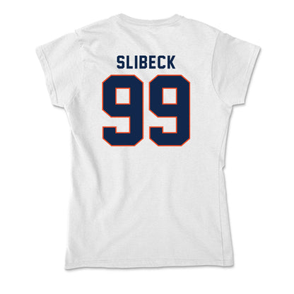 Virginia - NCAA Football : Elijah Slibeck - Soft Style Women’s T-Shirt-1