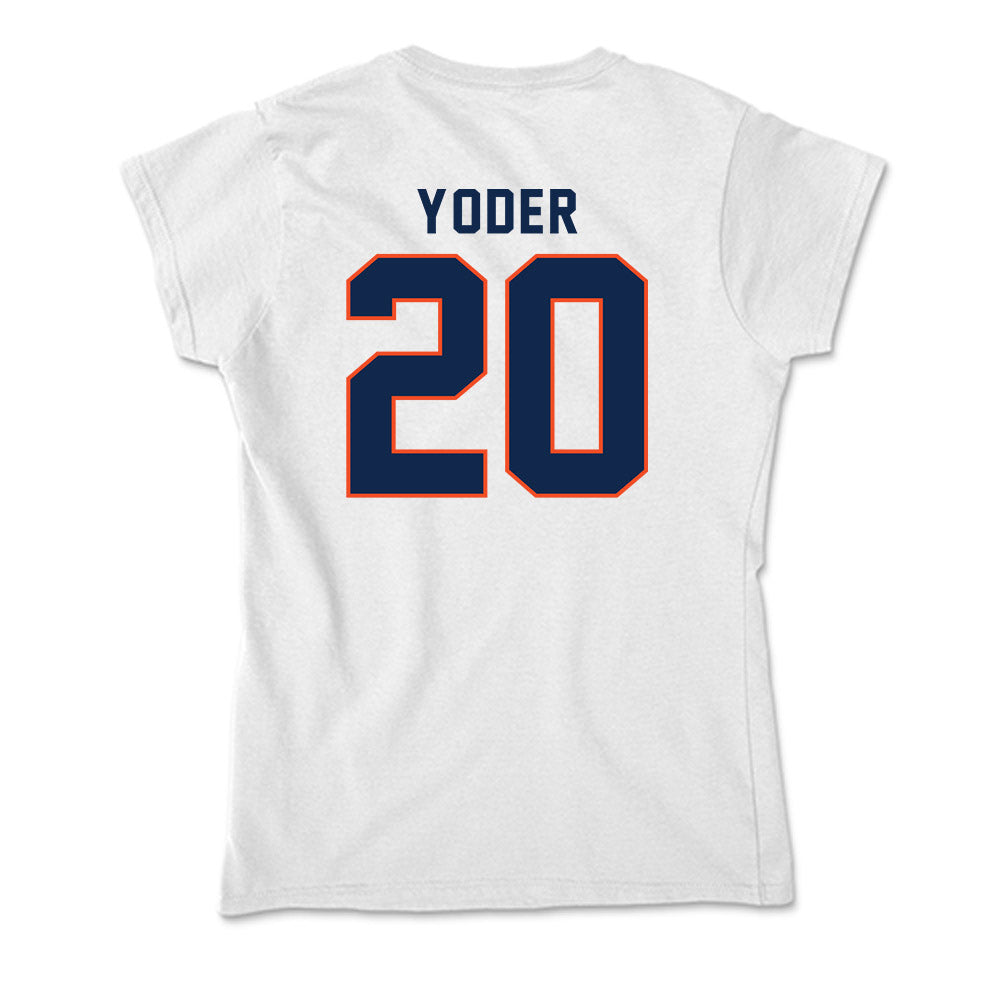 Virginia - NCAA Baseball : Noah Yoder - Soft Style Women’s T-Shirt-1