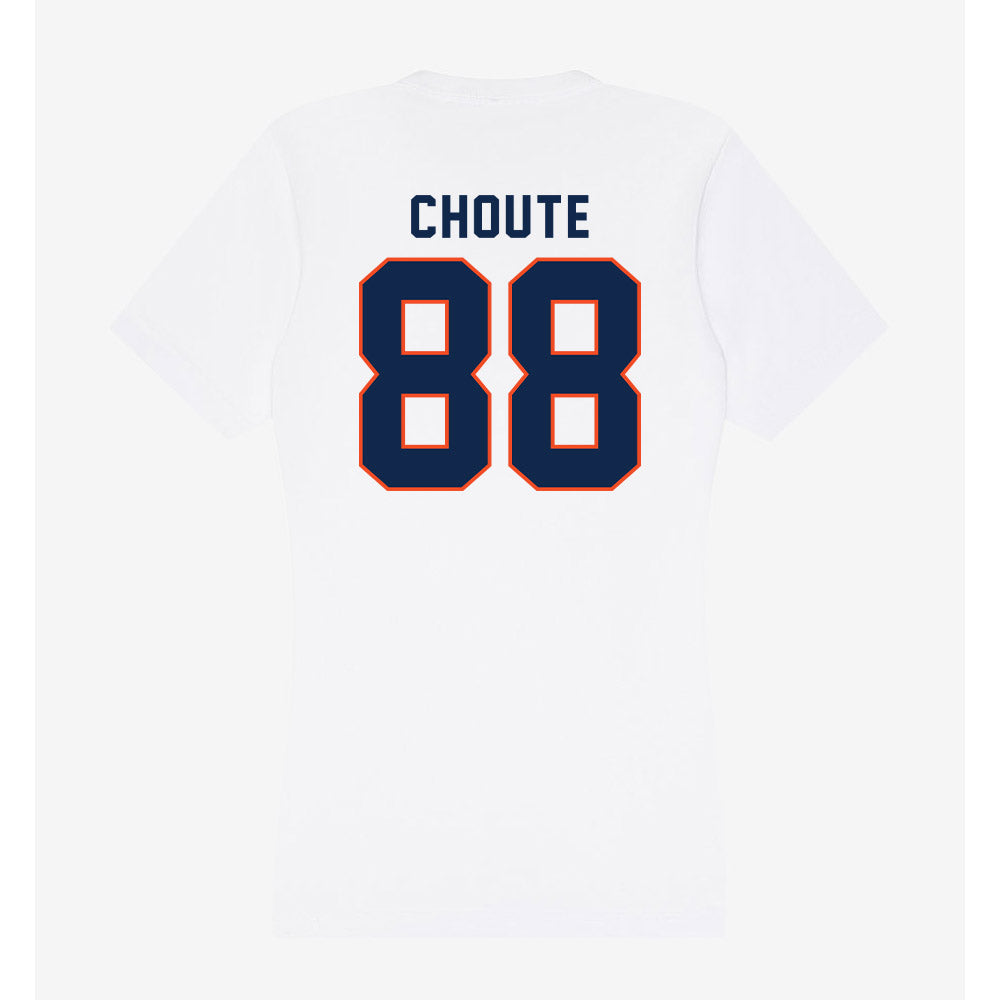 Virginia - NCAA Football : Kervins Choute - Women's V-Neck T-Shirt-1