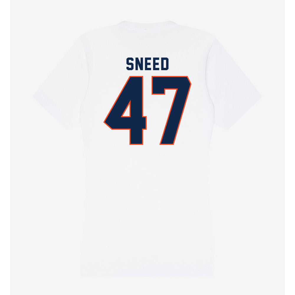 Virginia - NCAA Football : Gabe Sneed - Women's V-Neck T-Shirt-1