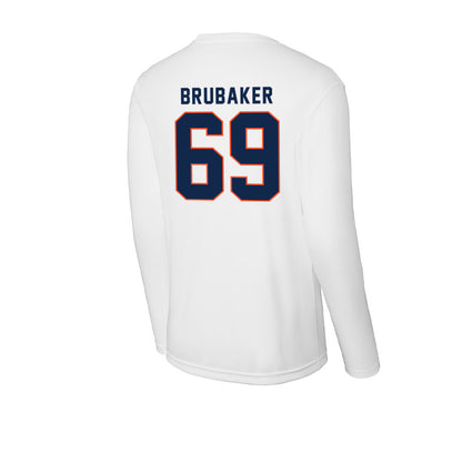 Virginia - NCAA Football : Ryan Brubaker - Activewear Long Sleeve T-Shirt-1