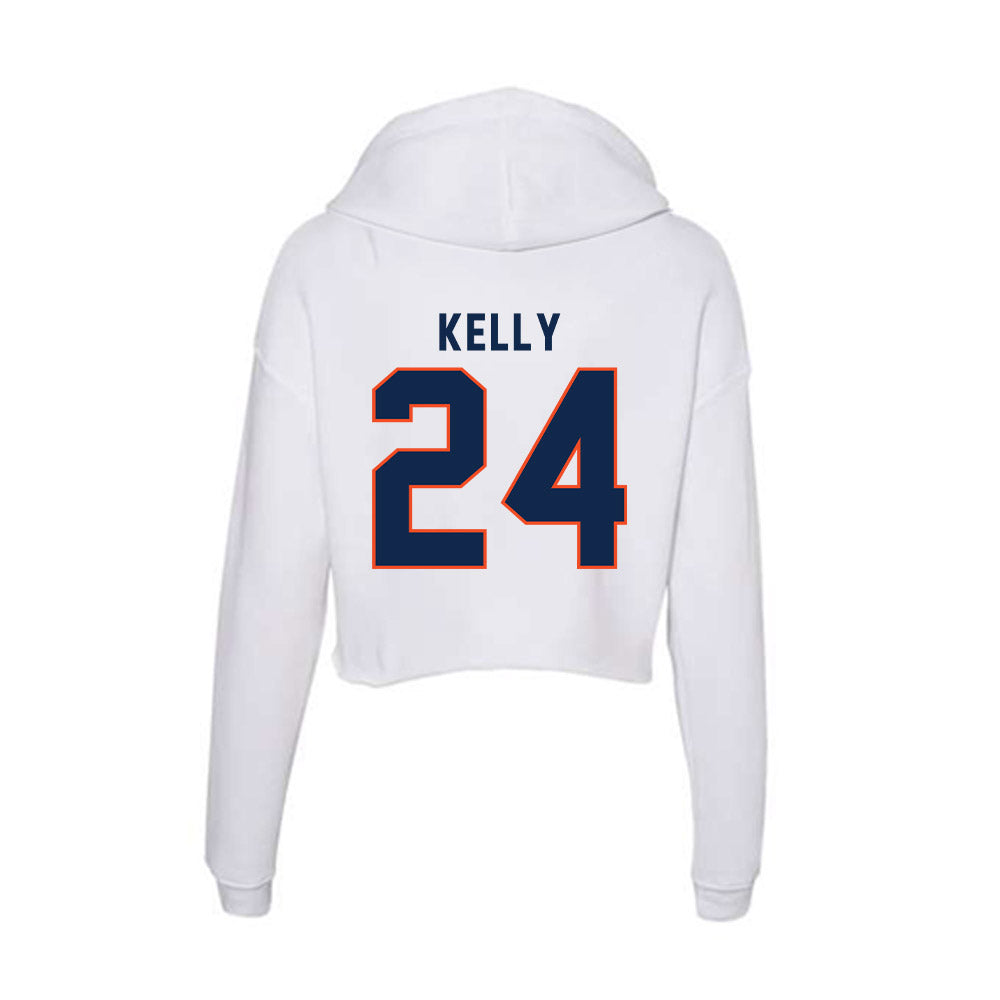 Virginia - NCAA Women's Soccer : Kathryn Kelly - Women's Crop Fleece Hoodie-1
