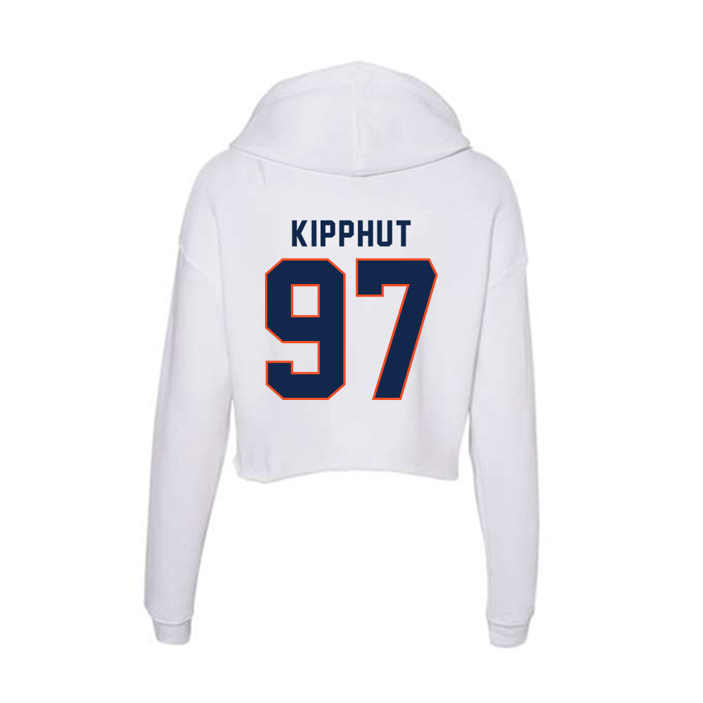 Virginia - NCAA Women's Field Hockey : Soren Izabella Kipphut - Women's Crop Fleece Hooded Sweatshirt-1