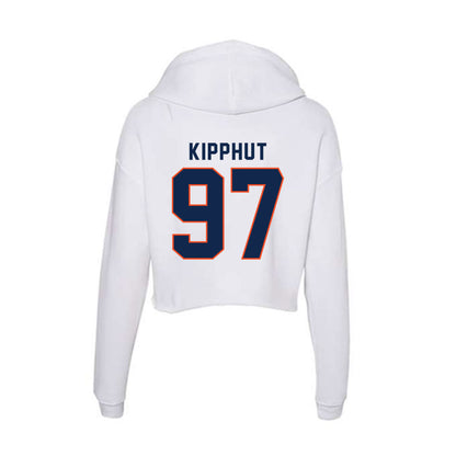 Virginia - NCAA Women's Field Hockey : Soren Izabella Kipphut - Women's Crop Fleece Hooded Sweatshirt-1