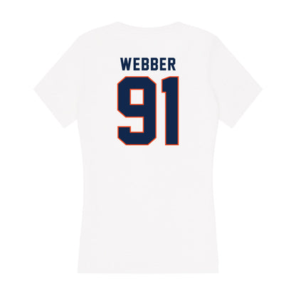 Virginia - NCAA Men's Lacrosse : Cole Webber - Women's V-Neck T-Shirt-1