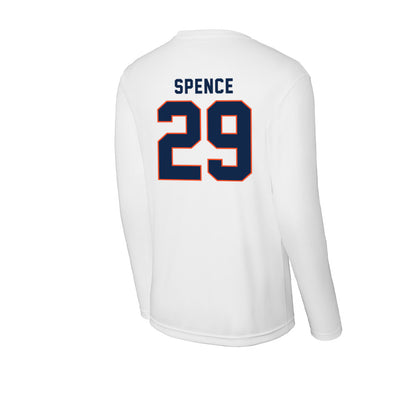 Virginia - NCAA Football : Chris Spence - Activewear Long Sleeve T-Shirt-1