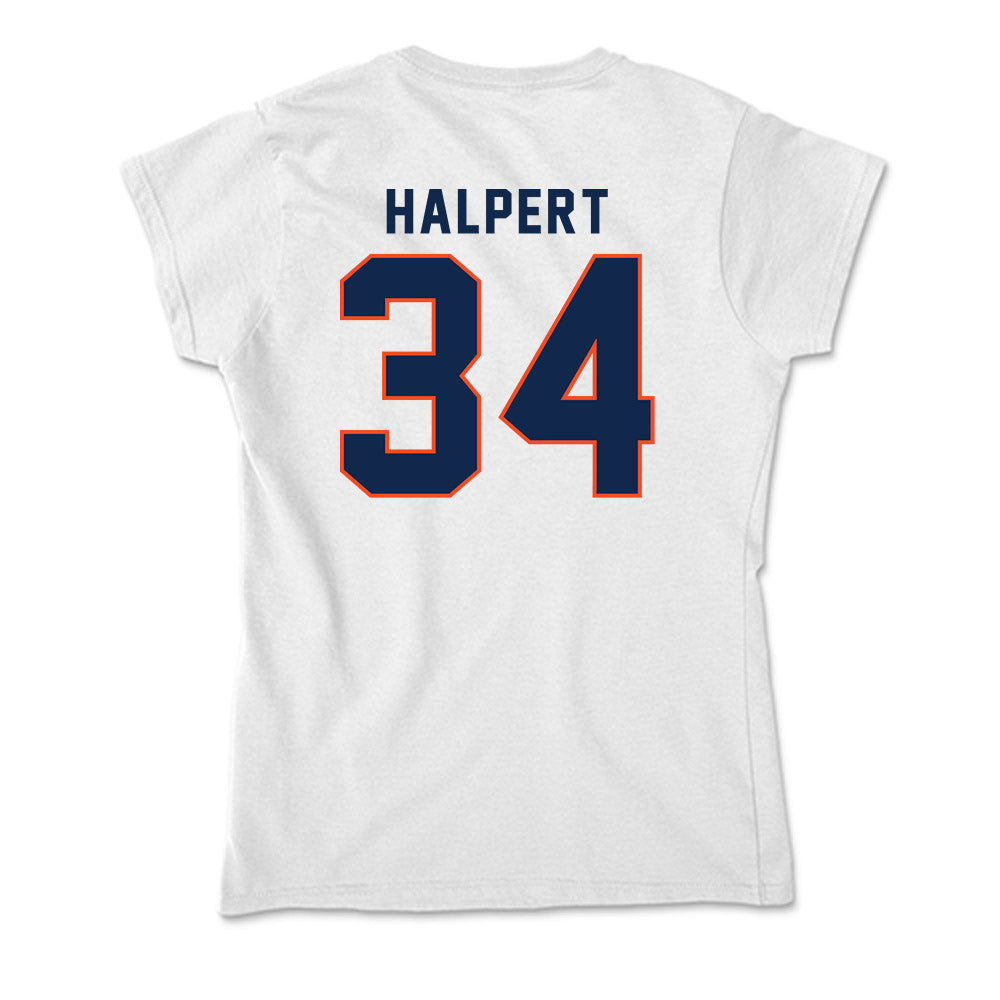Virginia - NCAA Men's Lacrosse : Charlie Halpert - Soft Style Women’s T-Shirt-1