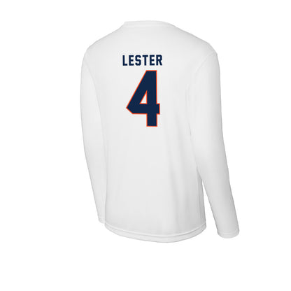 Virginia - NCAA Women's Basketball : Eris Lester - Activewear Long Sleeve T-Shirt-1