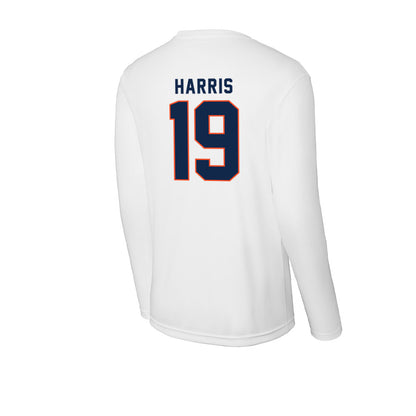 Virginia - NCAA Baseball : Aiden Harris - Activewear Long Sleeve T-Shirt-1