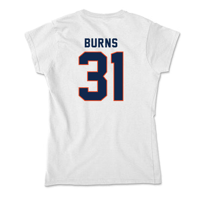 Virginia - NCAA Men's Soccer : Luke Burns - Soft Style Women’s T-Shirt-1