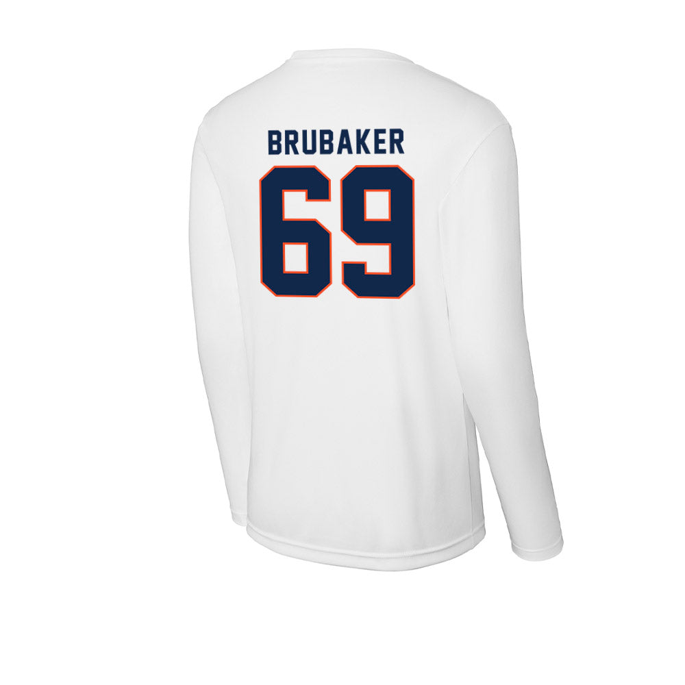 Virginia - NCAA Football : Ryan Brubaker - Activewear Long Sleeve T-Shirt-1