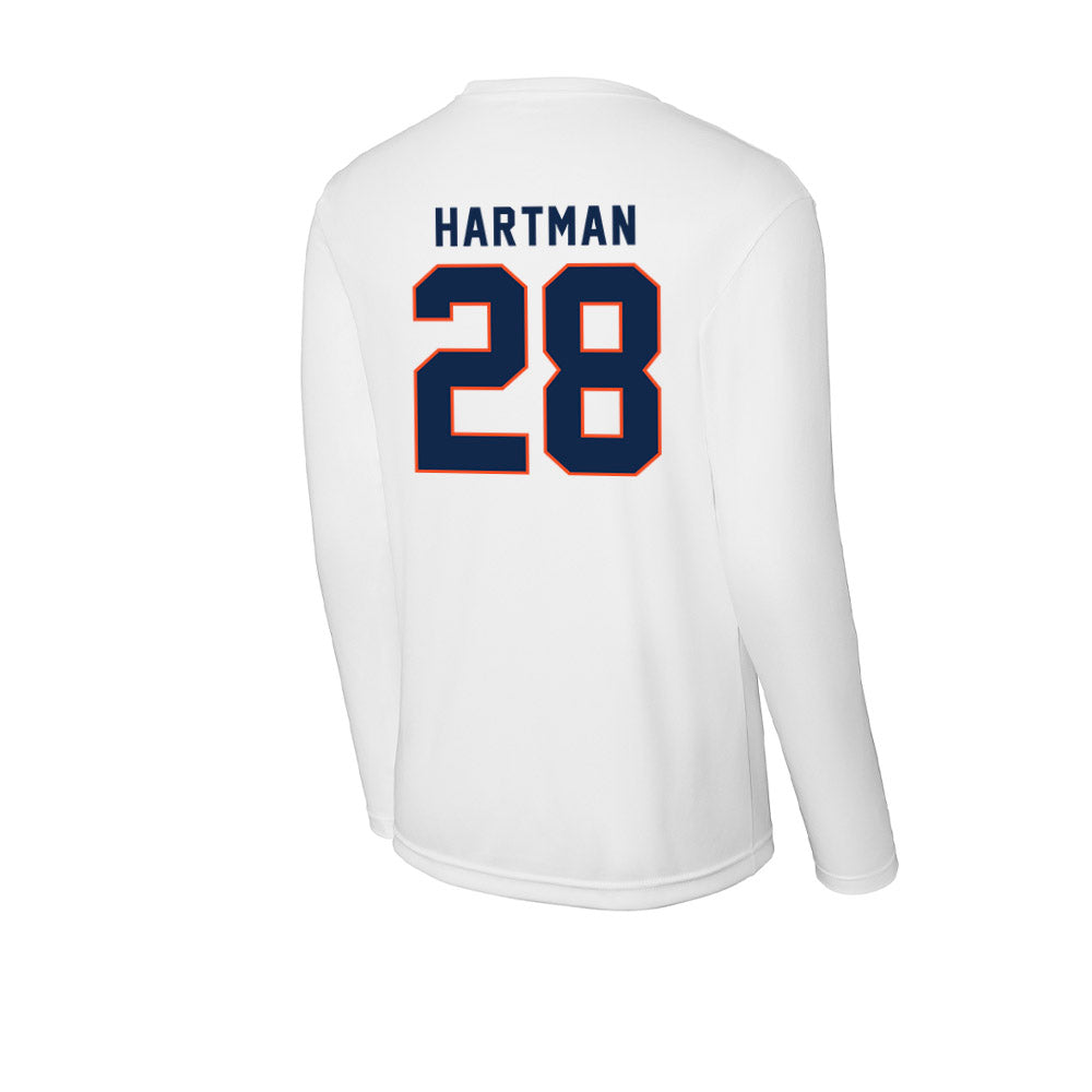 Virginia - NCAA Baseball : Lucas Hartman - Activewear Long Sleeve T-Shirt-1