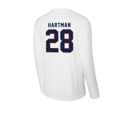 Virginia - NCAA Baseball : Lucas Hartman - Activewear Long Sleeve T-Shirt-1